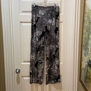 IMAN Palazzo Pants Black/White
